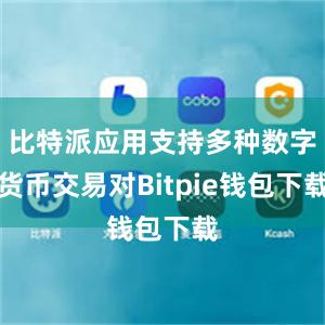 比特派应用支持多种数字货币交易对Bitpie钱包下载